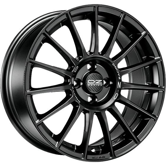 OZ Racing Superturismo LM Matt Black Silver Lettering 8x18 5x112 ET48 CB75,0 R12 690 kg W01854206R9