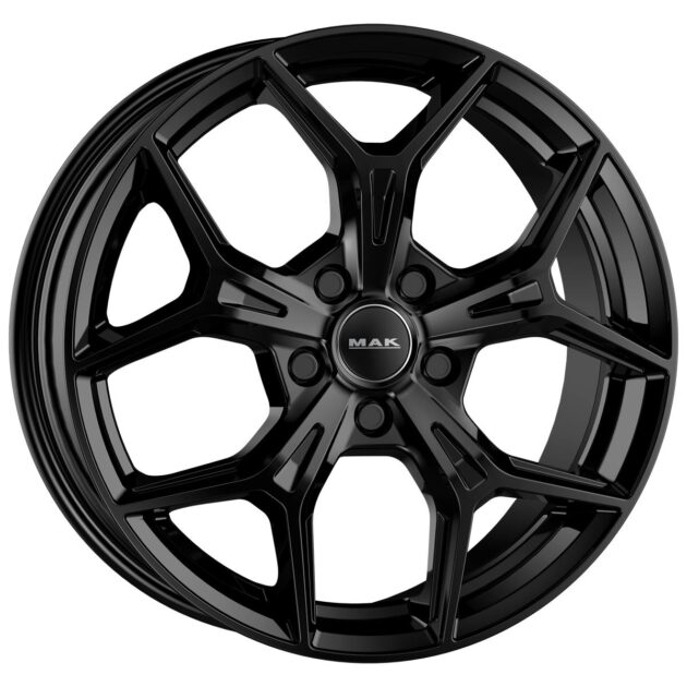 MAK Epica Gloss Black 7,5x17 5x108 ET44 CB65,1 Flat 810 kg F7570PIGB44GG3
