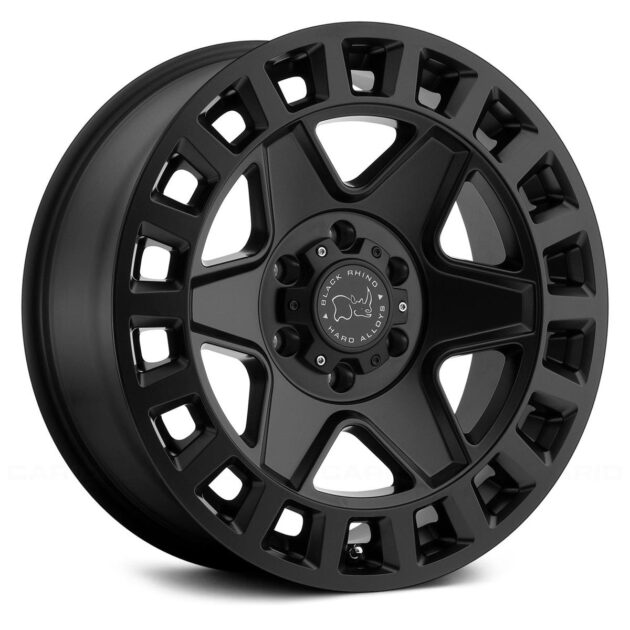 Black Rhino York Matte Black 8x17 6x130 ET52 CB84,1 60° 1224 kg 1780YRK526130M84