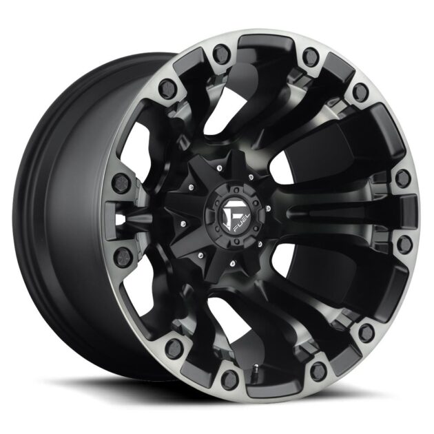 Fuel D569 Vapor Matte Black Double Dark Tint 9x17 6x139.7 ET20 CB106,0 60° 952 kg D56917908457
