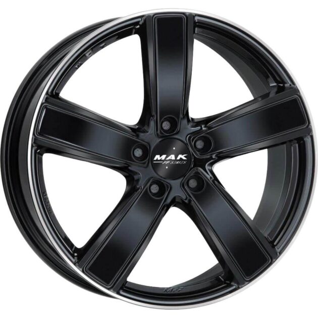 MAK Turismo-FF Gloss Black Mirror Ring 9,5x20 5x130 ET71 CB71,6 R14 1000 kg F9520UFGL71KY5