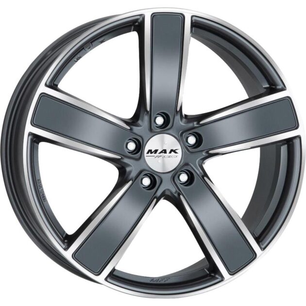 MAK Turismo-FF Gun Met-Mirror Face 9,5x20 5x130 ET65 CB71,6 R14 1000 kg F9520UFQM65KY4