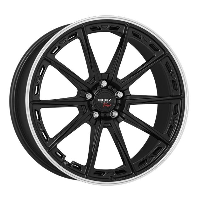 Dotz Sonoma dark Black matt/polished lip 8x19 5x112 ET48 CB70,1 60° 780 kg OSO9K8KL48