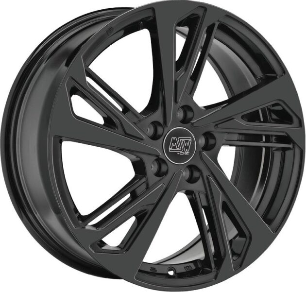MSW 60 Gloss Black 7,5x17 5x112 ET51 CB57,1 R13 725 kg W19436003EC5
