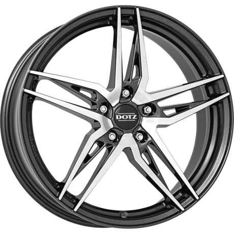 Dotz Interlagos dark Gunmetal/polished 7,5×18 5×100 ET51 CB57,1 R13 615 kg OINF6FP51E