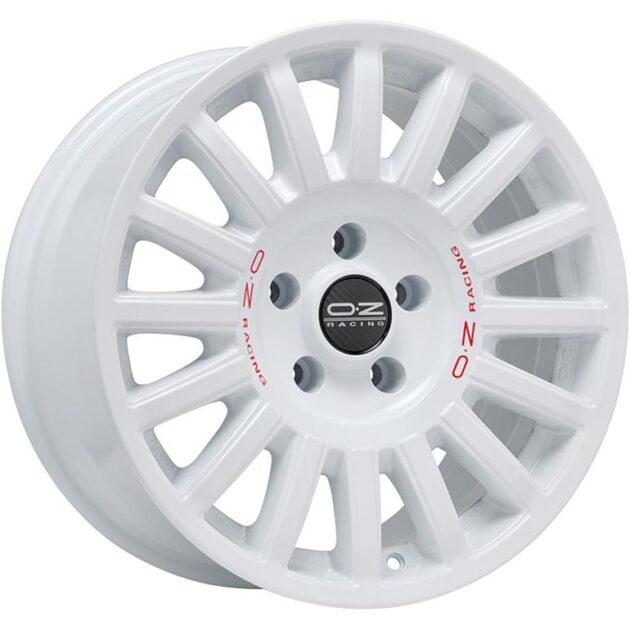 OZ Racing Rally Raid Race White Red Lettering 8,5x18 5x130 ET48 CB71,6 R14 950 kg W01C0115733