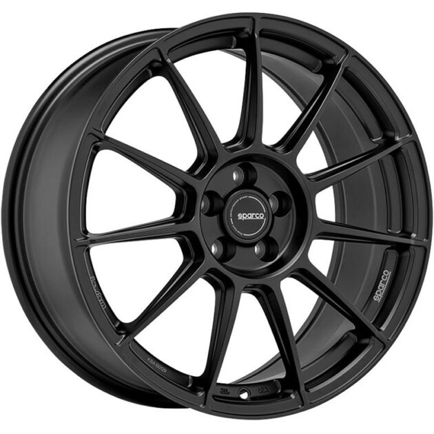 Sparco FF4 Matt Black 11x18 5x120 ET44 CB72,6 60° 630 kg W2912900339
