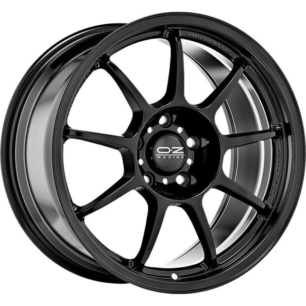 OZ Racing Alleggerita HLT 5F Gloss Black 8x18 5x100 ET35 CB68,0 60° 555 kg W01830200O2