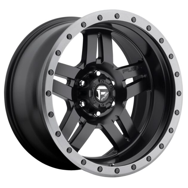 Fuel D557 Anza Matte Black Gun Metal Ring 10x15 5x114.3 ET-43 CB72,6 60° 997 kg D55715006537