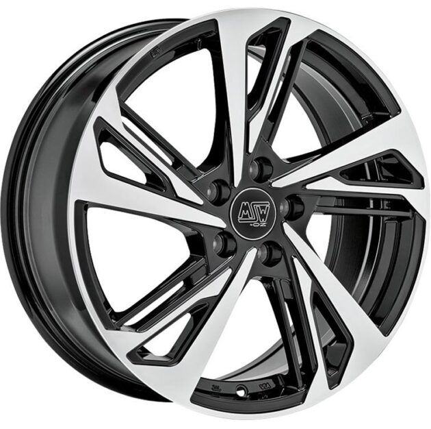 MSW 60 Gloss Black Full Polished 7,5x18 5x114.3 ET32 CB73,1 60° 725 kg W1943550256
