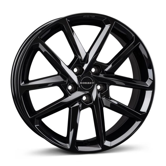Borbet N black glossy 6,5x16 4x100 ET43 CB64,1 60° 580 kg 498013