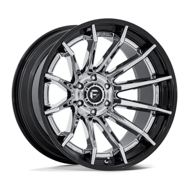 Fuel Fc403 Burn Chrome With Gloss Black Lip 10x22 6x139.7 ET-18 CB106,1 60° 1133 kg FC403PB22106818N