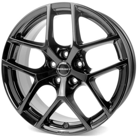 Borbet Y black glossy 6,5×16 5×112 ET43 CB57,1 R13 650 kg 497315