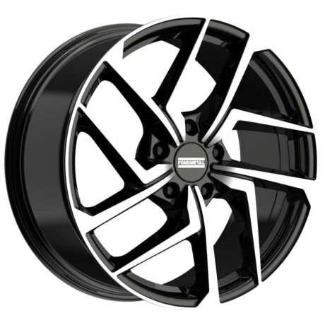 Fondmetal Taara Glossy Black Machined 8,5×19 5×112 ET42 CB57,1 R13 850 kg RF21432