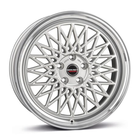 Borbet B silver rim polished 7×17 4×108 ET20 CB65,1 60° 625 kg 497177