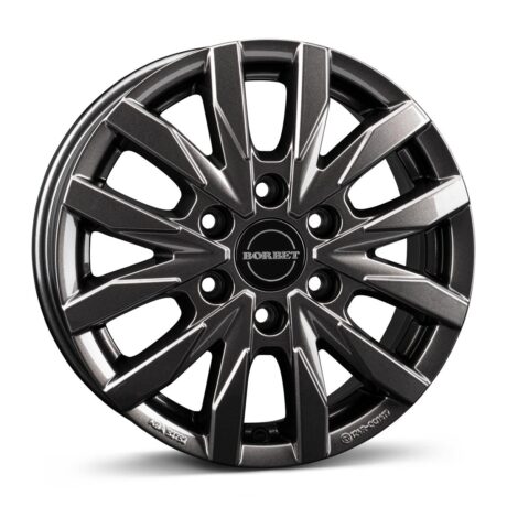 Borbet CW6 mistral anthracite glossy 6,5×16 6×130 ET54 CB84,1 60° 1350 kg 497484