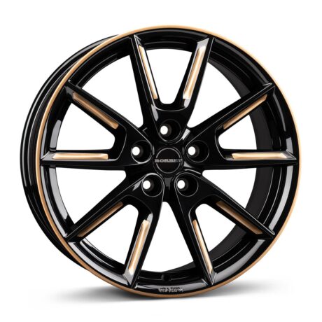 Borbet LX19 black glossy gold spoke rim 8×19 5×112 ET40 CB66,6 60° 760 kg 497892