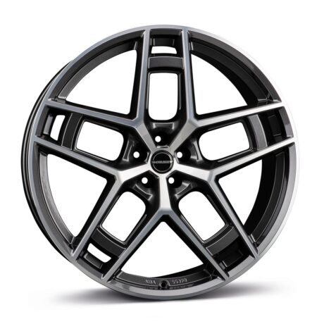 Borbet TF graphite polished glossy 10,5×24 5×112 ET20 CB66,6 R14 1000 kg 498237