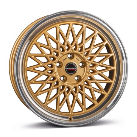 Borbet B gold rim polished 7×17 4×108 ET38 CB63,4 60° 600 kg 497713