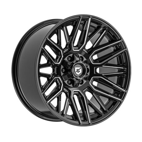 Gear Off Road 770 Edge Glossy Black Milled 9×18 5×139.7 ET0 CB78,1 (PCD2: 5×127) 60° RF20472