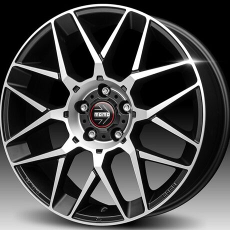 Momo REVENGE EVO 2.0 Matt Black Polished 7×17 5×100 ET38 CB72,3 60° 630 kg W2RE70738500E